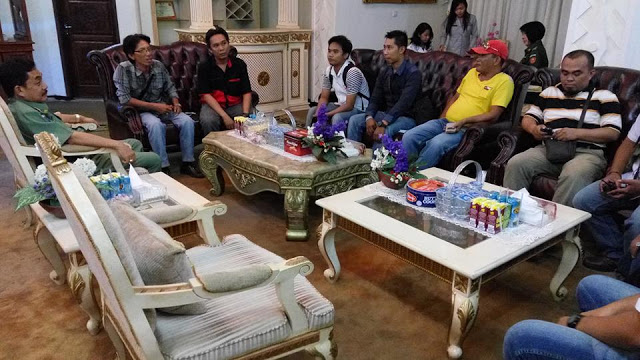 Pj Walikota Metro Crisna Putra Terima Silaturahmi Forum Jurnalis Metro