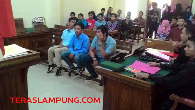 Sidang Perusakan Alat Peraga, Tiga Mahasiswa Unila Tidak Tahu Masa Pilkada