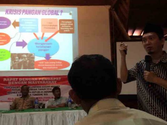 Almuzamil Ingatkan Indonesia Terancam Krisis Pangan