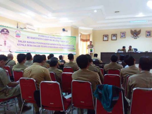 Bagian Otda Lamsel Gelar Bimtek Kades di Kabupaten Bogor