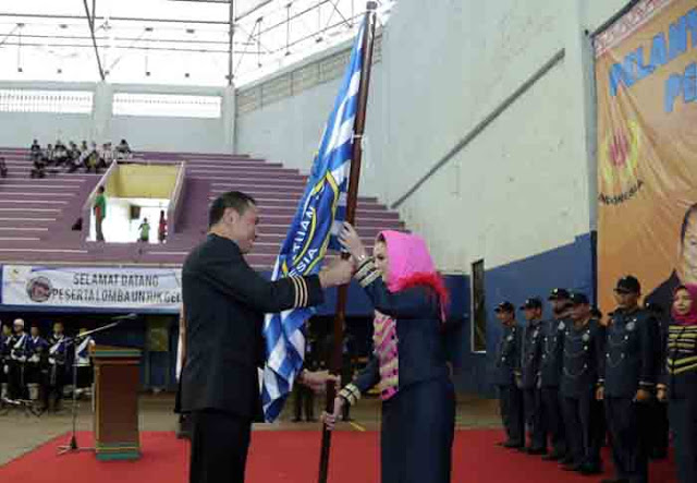 Aprilani Yustin Resmi Jabat Ketua PDBI Lampung