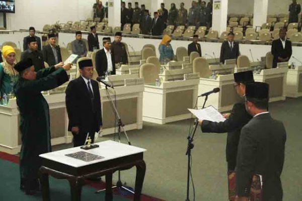 Murdiansyah Mulkan Dilantik Sebagai Anggota DPRD Lampung Gantikan Prio Budi Utomo