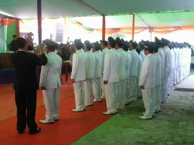 Pilkades Serentak, Bupati Khamami Lantik 57 Kepala Desa Terpilih