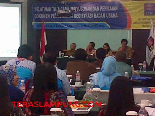 LPJK Lampung Gelar Pelatihan Penyusunan dan Penilaian Dokumen Badan Usaha