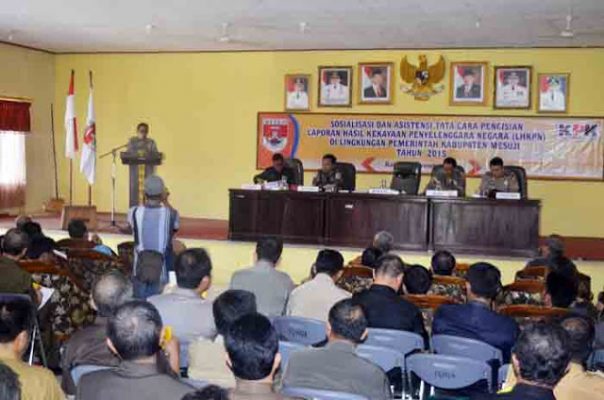 BKDD Mesuji dan KPK Gelar Sosialisasi dan Asistensi Pengisian LHKPN