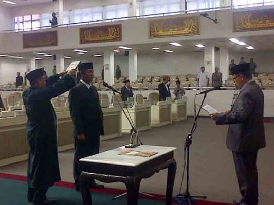 Raden Muhammad Ismail Resmi Gantikan Dandi Ramadhona Sebagai Anggota DPRD Lampung