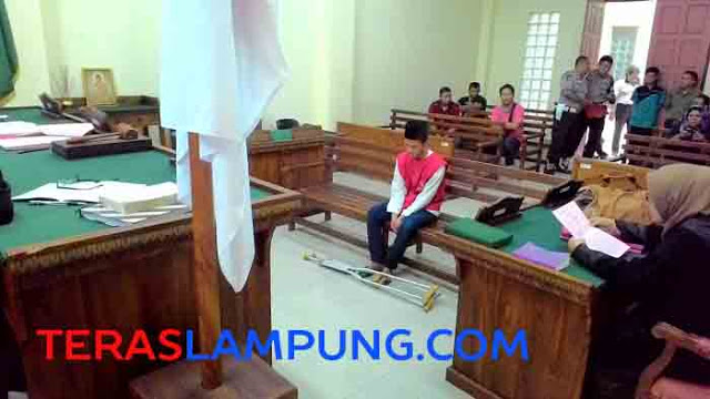 Terdakwa Pembunuh Anggota Brimob Lampung Mulai Disidang