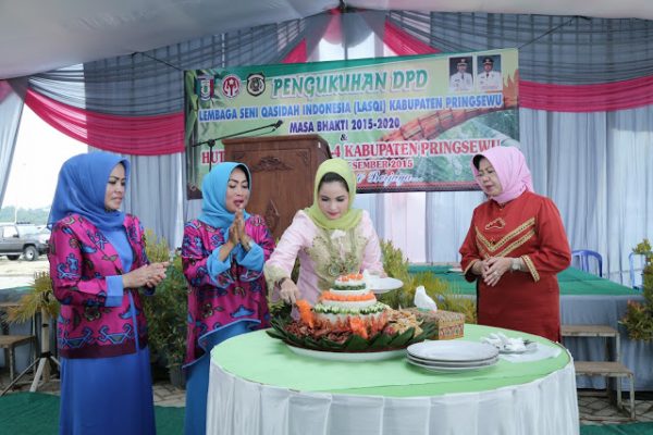 Yustin Ficardo Hadiri Acara Lomba Gerak PKK-KB di Pringsewu