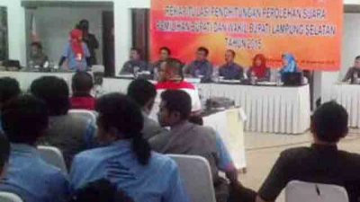 Hasil Pleno KPU Lamsel: Pasangan Zainuddin-Nanang Menang Telak