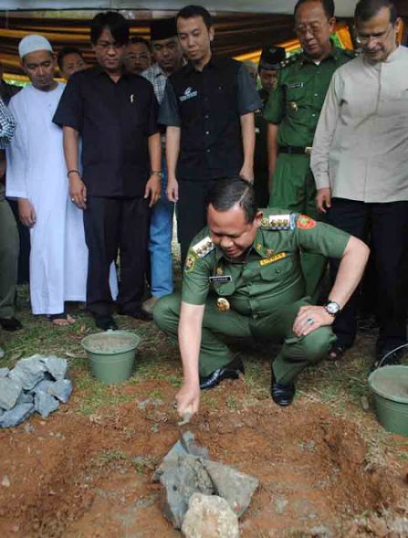 Sulpakar Lakukan Peletakan Batu Pertama Masjid Baitul Jannah Citra Garden