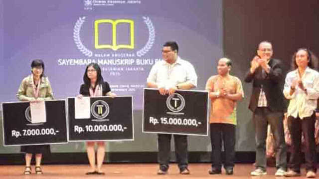Norman Erikson Pasaribu Juara Sayembara Manuskrip Buku Puisi 2015 DKJ