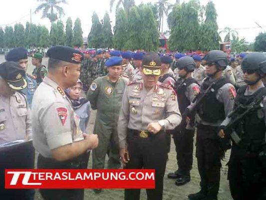 Amankan Pilkada Serentak, Polda Lampung Kerahkan 6.323 Personel