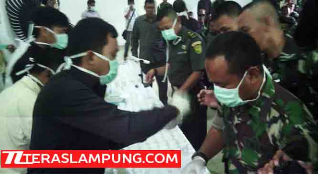 350 Personel Korem 043 Gatam dan Jajarannya Jalani Tes Urine