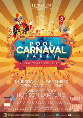 Malam Tahun Baru, Hotel Horison Tawarkan “Pool Carnaval Party “