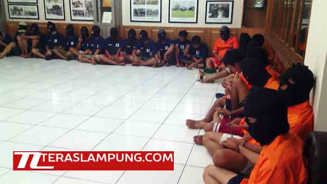 Sepekan, Polda Lampung Tahan 26 Pelaku Tindak Kriminal