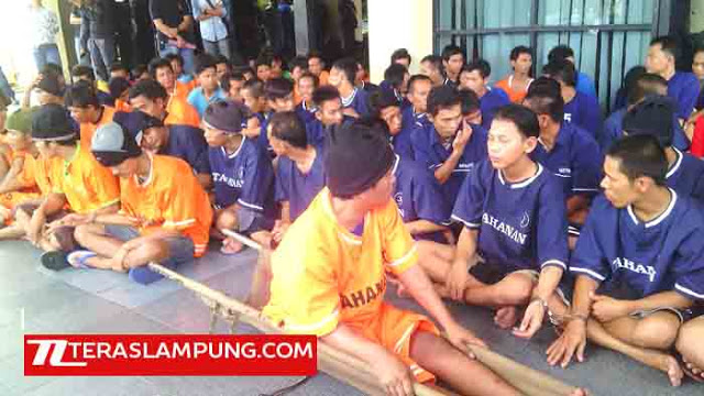 Dua Pekan, Polda Lampung Tangkap 129 Pelaku Kriminal
