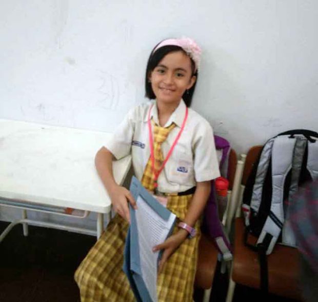Farrah Yasmin, Juara Pidato dari SD Global Surya