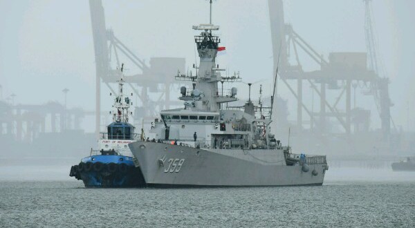 KRI Usman Harun Tiba di Belawan