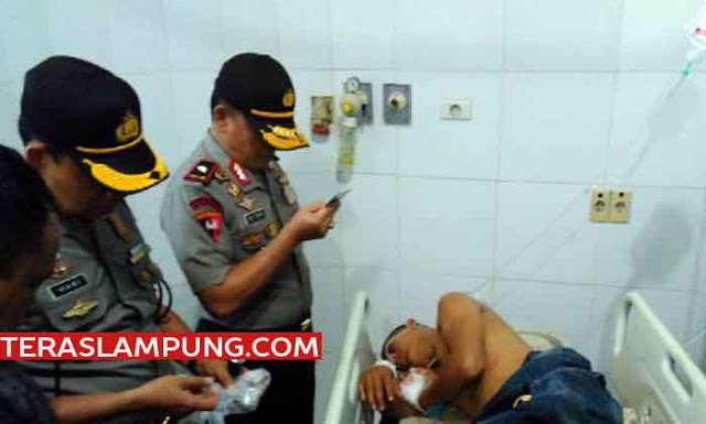 Kapolda Lampung Kunjungi Terduga Begal di RSUAM