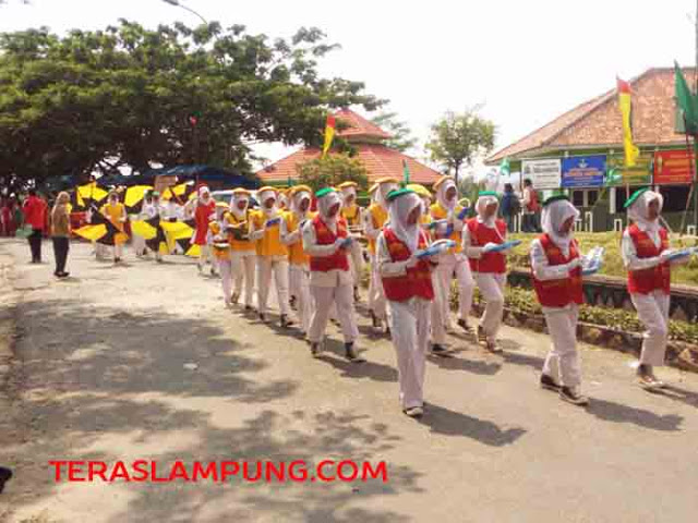 Ribuan Warga Meriahkan Pawai Ta’aruf Sambut Musda XI Muhamadiyah Lamsel