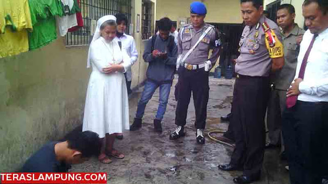 Kunjungi Orang-Orang yang Merampoknya, Ketua STIE Gentiaras Berharap Para Pelaku Bertobat