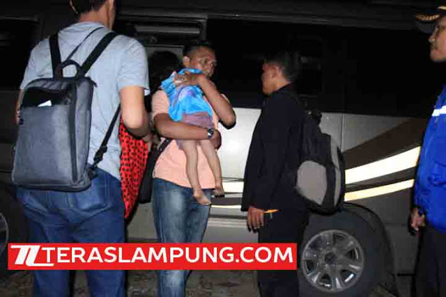 11 Warga Lampung Eks-Anggota Gafatar Tiba di Wisma Haji Bandarlampung