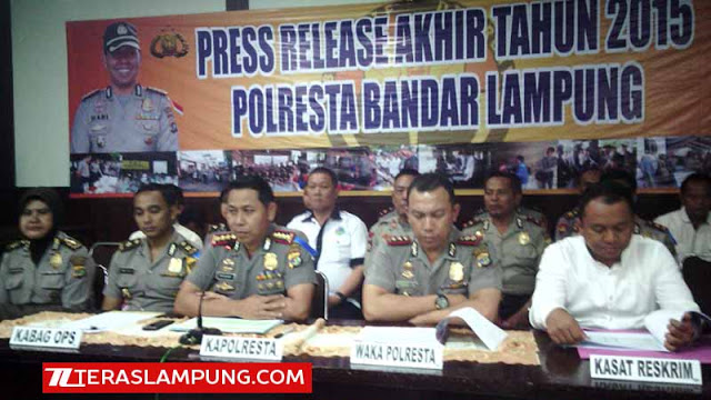 Terlibat Narkoba, Dua Anggota Polresta Bandarlampung Dipecat