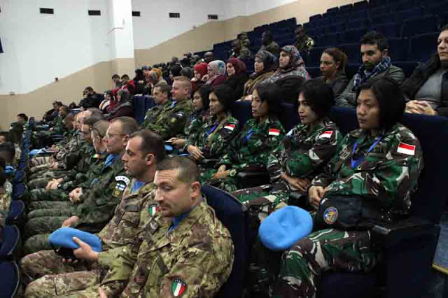 Empat Prajurit Wanita TNI Indobatt hadiri Hari Tentara Wanita UN