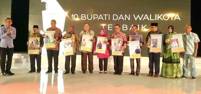 Herman HN Jadi Salah Satu Kepala Daerah Terbaik di Indonesia