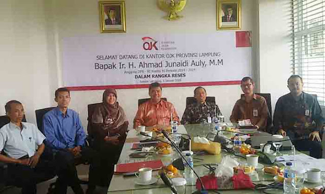 Junaidi Auly Sayangkan Kantor OJK Lampung Masih Kontrak