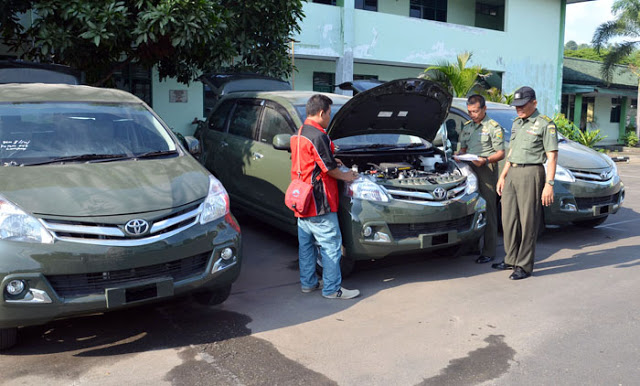 Korem Gatam Dapat Bantuan Tiga Kendaraan Dinas