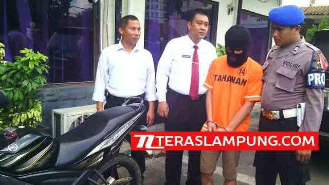 Curi Sepeda Motor di 25 TKP, Ompong Diringkus Polisi