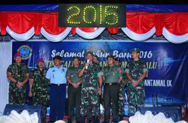 Sambut Tahun Baru di Ambon, Panglima TNI : TNI akan Tetap Kuat Bersama Rakyat