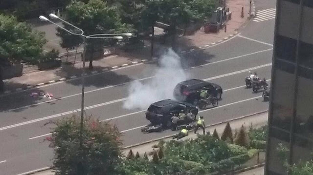6 Tewas dalam Teror Bom di Jalan MH Thamrin Jakarta