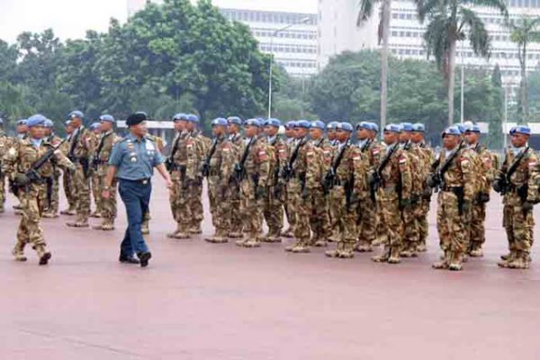 Misi Perdamaian, TNI Berangkatkan 175 Personel Satgas Kompi Zeni ke Kongo