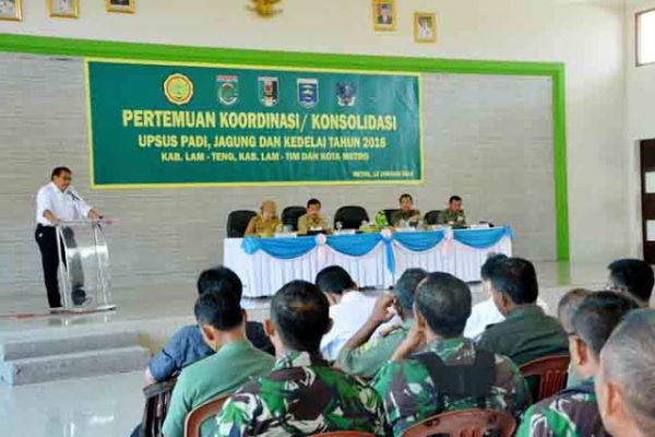 Upsus Pangan, Dirjen Holtikultura Bertemu Pejabat Metro, Lamteng, dan Lamtim