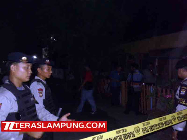 Tim Densus 88 Gerebek Terduga Teroris di Kelurahan Panjang Selatan Bandarlampung