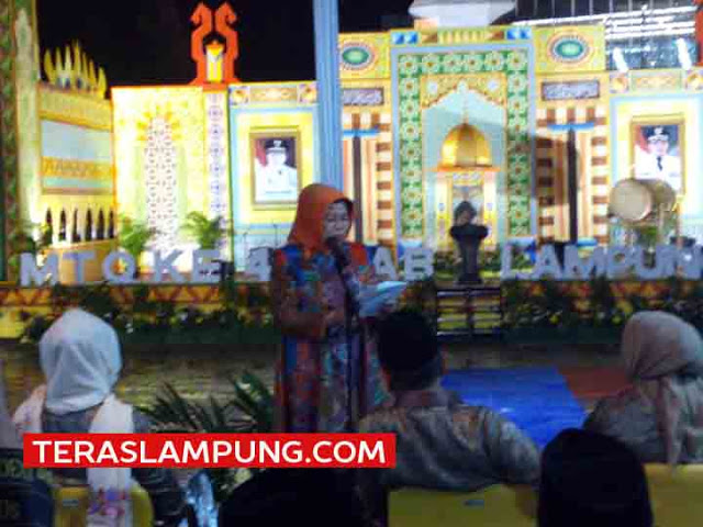 Elya Muchtar Buka MTQ ke-45 Tingkat Kabupaten Lampung Selatan