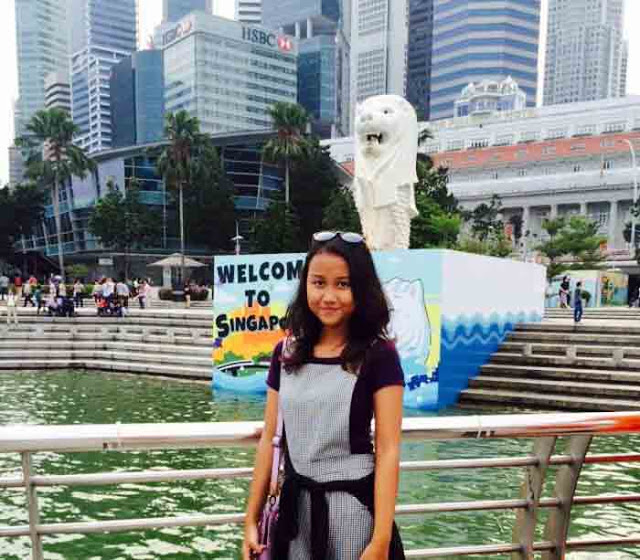 Hanny, Siswi SMP Global Surya Hobi Bahasa Inggris dan Bernyanyi