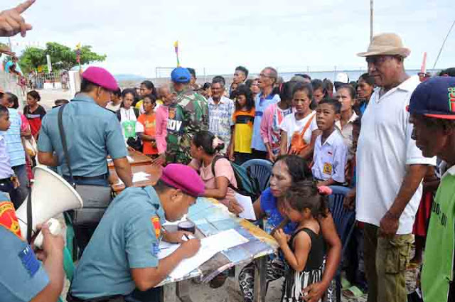 342 Personel TNI Misi Pelayanan Kesehatan Tiba di Pulau Lakor