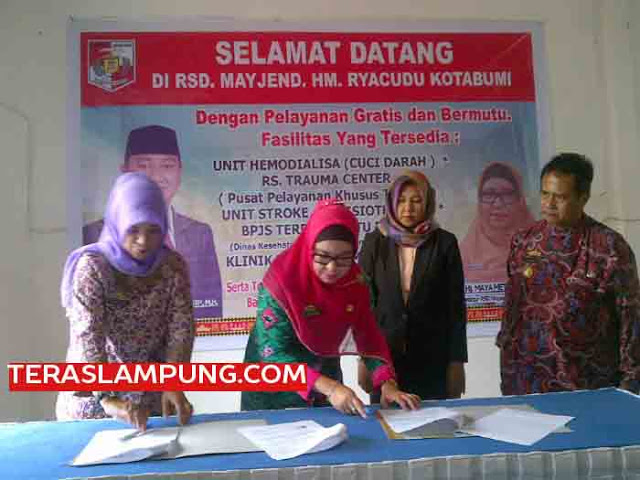 Penanganan Masalah Hukum, RSUD Ryacudu Kotabumi MoU dengan Kejari