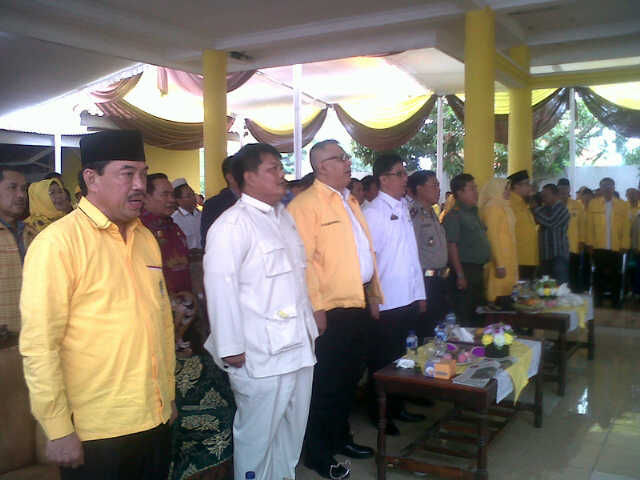 Asep Yani Terpilih Secara Aklamasi sebagai Ketua Partai Golkar Lampung Selatan