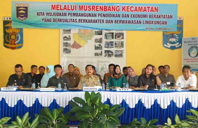 Pj Walikota Metro Minta Musrenbang Selalu Dimulai dari Tingkat Bawah