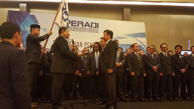 Pengurus DPC Peradi Bandarlampung 2016-2021 Dilantik