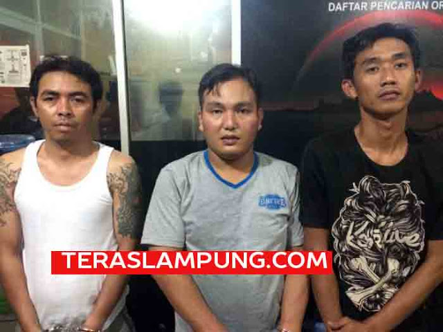 Tiga Anggota Sindikat Pembobol ATM Diringkus Tekab 308 Polda Lampung