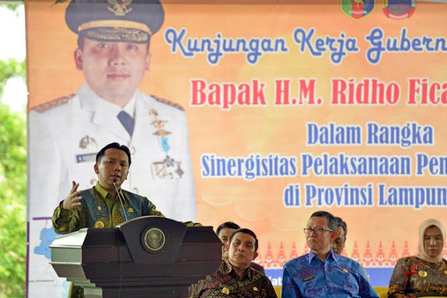 Gubernur Ridho Dorong Pemkab Lamsel Bangun Sektor Pariwisata