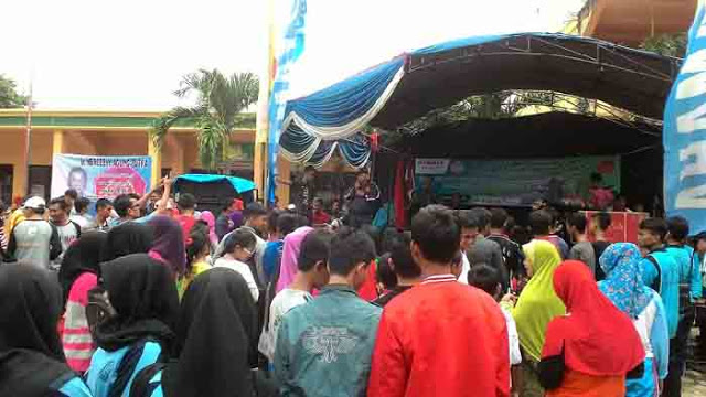 Ratusan Warga Lampura Ikuti Jalan Sehat STIH Muhammadiyah Kotabumi