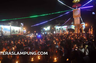 Byar Pet Listrik: Nyalakan 1.000 Lilin, Petisi untuk PLN Lampung