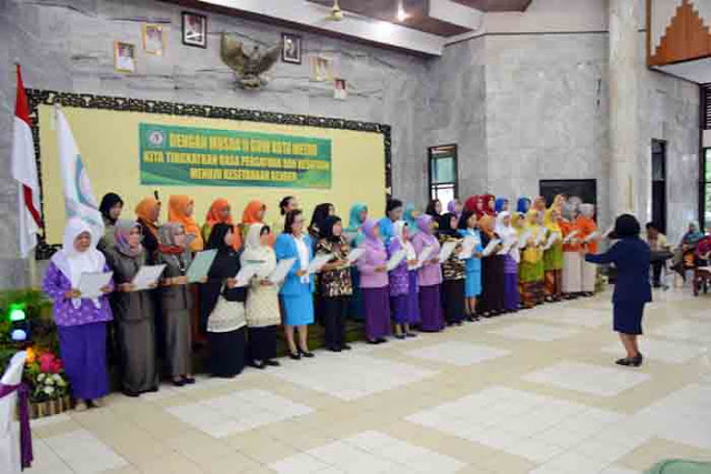 Heryati Pairin Terpilih Sebagai Ketua Umum GOW Kota Metro