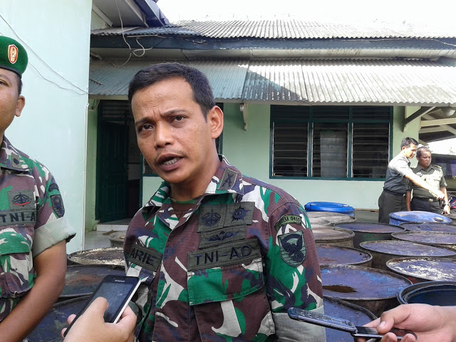 Kodim 0410 Amankan 3.600 Liter Solar Ilegal